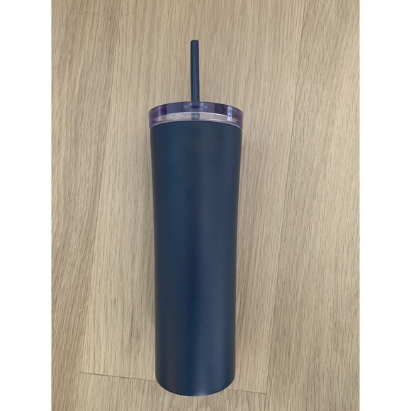 2022 MLB Allstar Game Dodger Stadium 18 Oz Insulated Tumbler With Straw New Navy - Picture 9 of 9